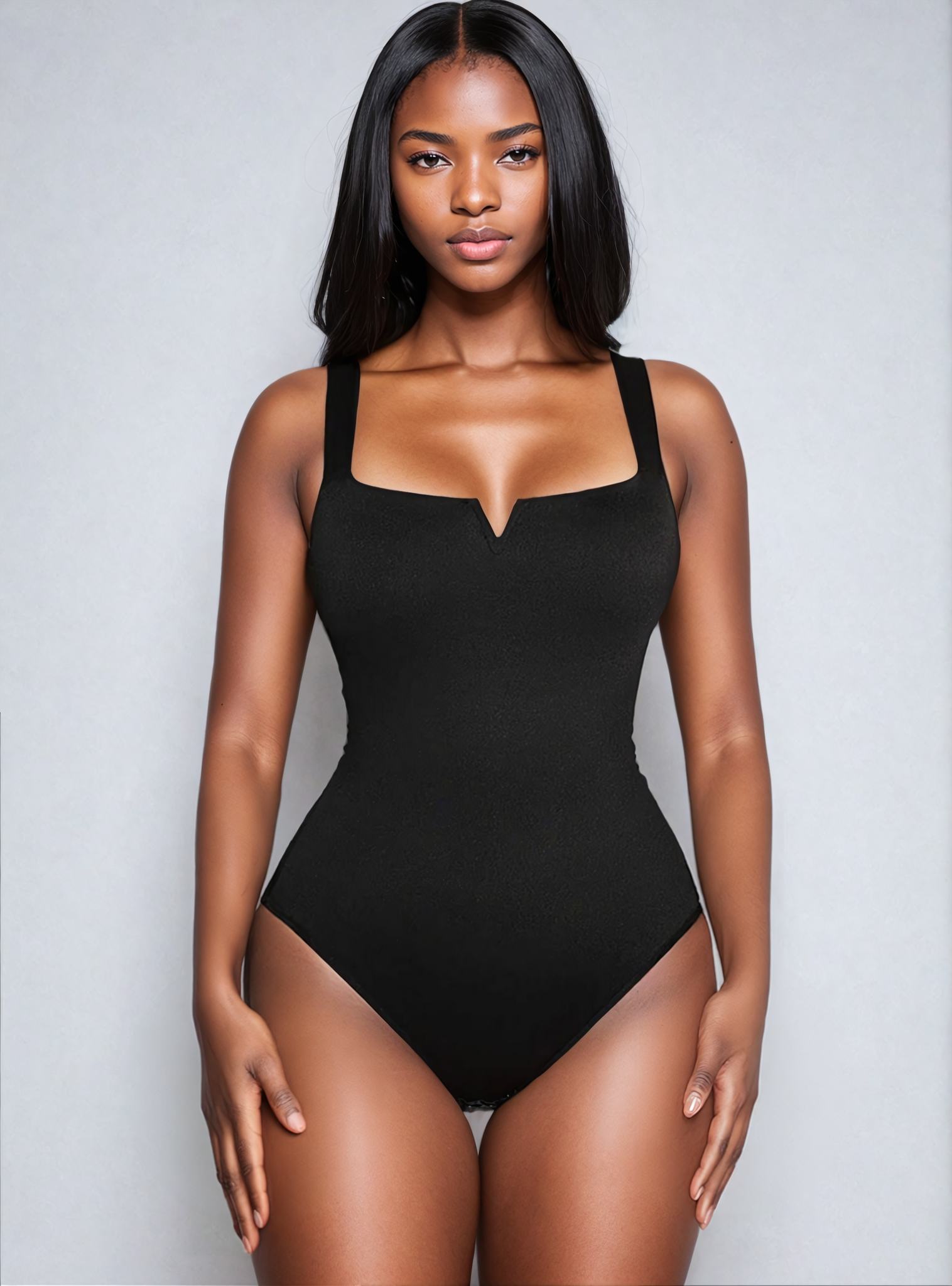 Sculpted Square Neck Bodysuit